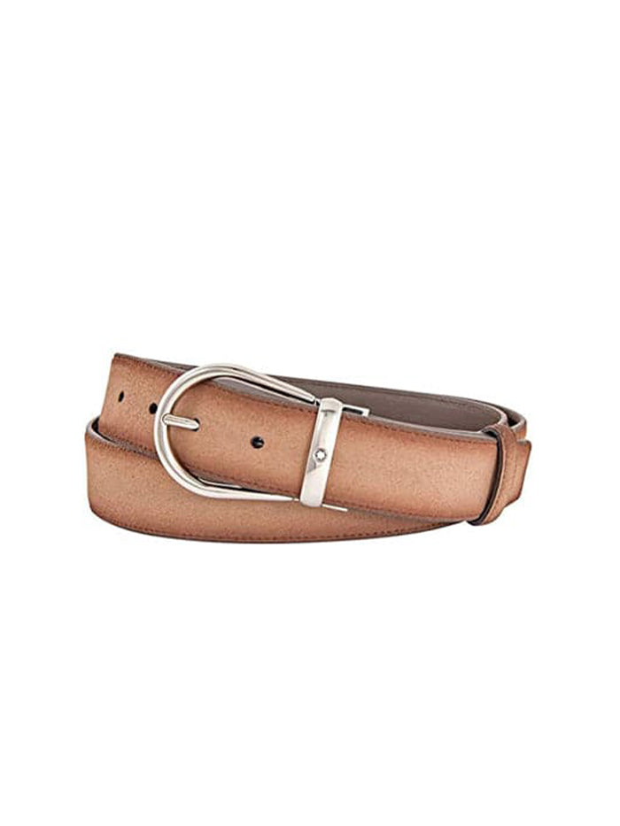 Montblanc Casual Line Brown Suede Ombre Belt