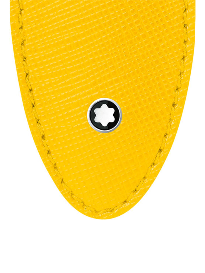 MONTBLANC SARTORIAL YELLOW LEATHER CASE