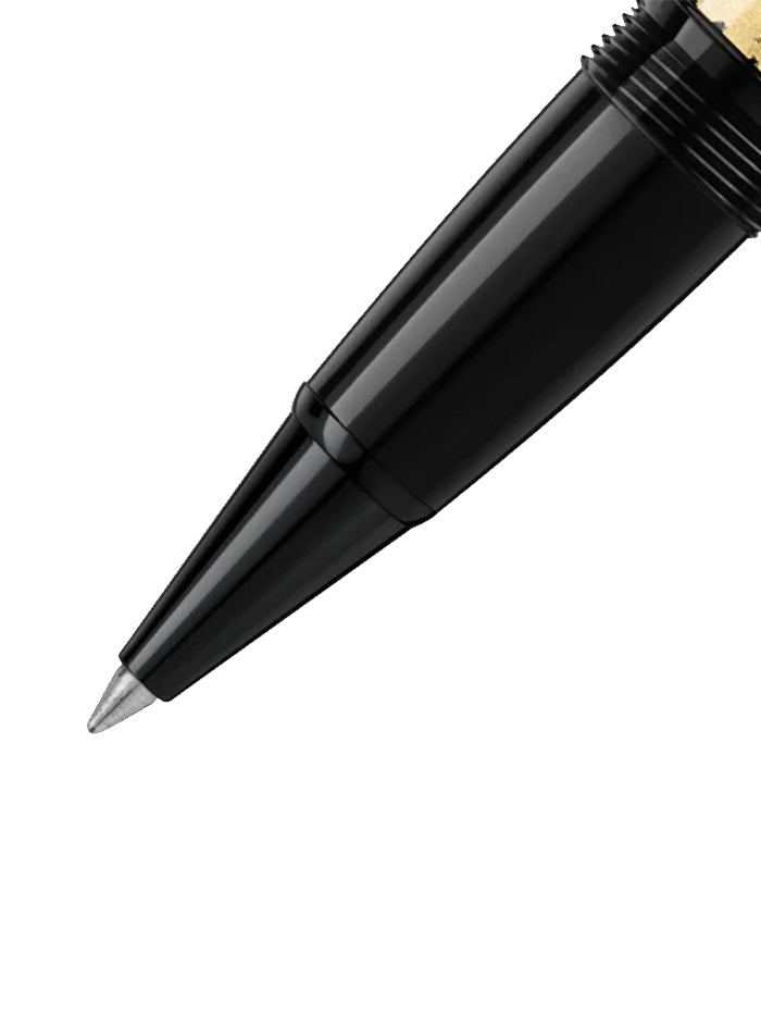Montblanc MEISTERSTUCK SOLITAIRE CALLIGRAPHY GOLD LEAF ROLLERBALL
