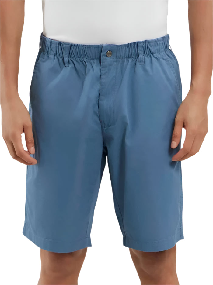 Men's Super Combed Mercerised Cotton Woven Straight Fit Stellar Shorts with Side Pockets