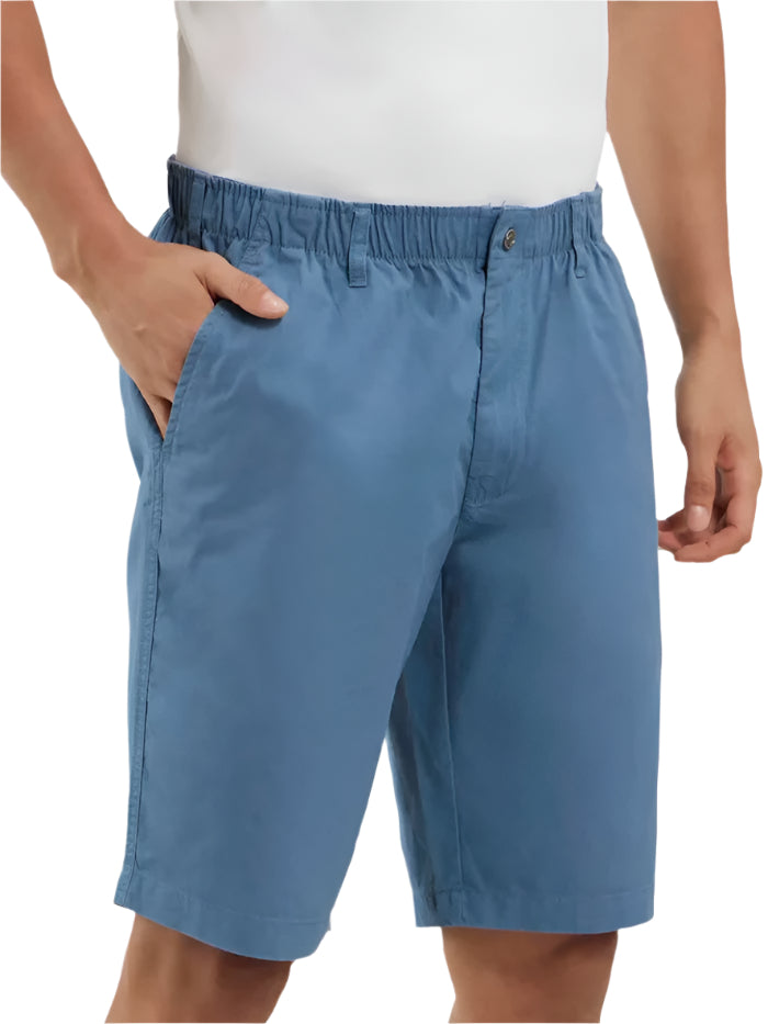 Men's Super Combed Mercerised Cotton Woven Straight Fit Stellar Shorts with Side Pockets