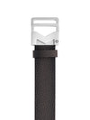 M BUCKLE SFUMATO BROWN 35 MM LEATHER BELT