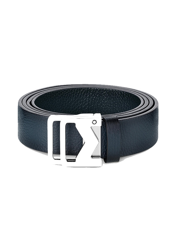 PRODUCT NAMEM BUCKLE SFUMATO BLUE 35 MM LEATHER BELT