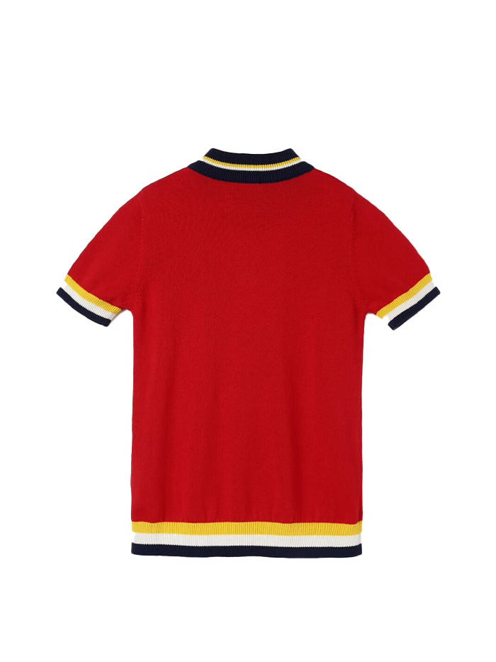 BOY'S REGULAR FIT HIGH NECK KNITTED SWEATERS