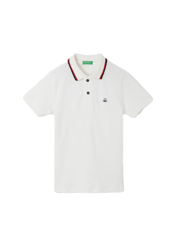 REGULAR FIT POLO COLLAR SOLID T-SHIRT