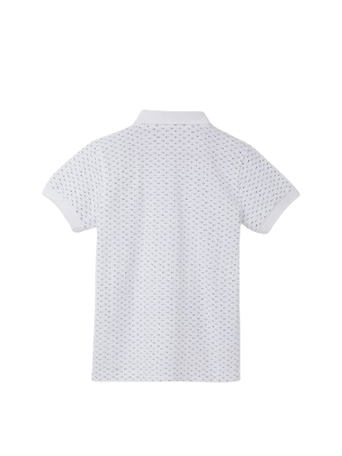 REGULAR FIT POLO COLLAR PRINTED T-SHIRT