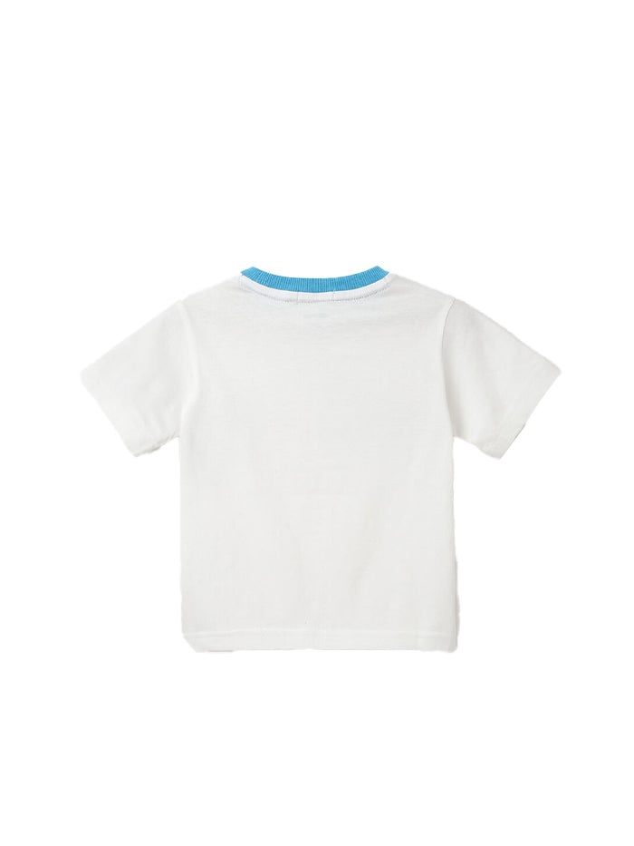 BOXY FIT ROUND NECK PRINTED T-SHIRT