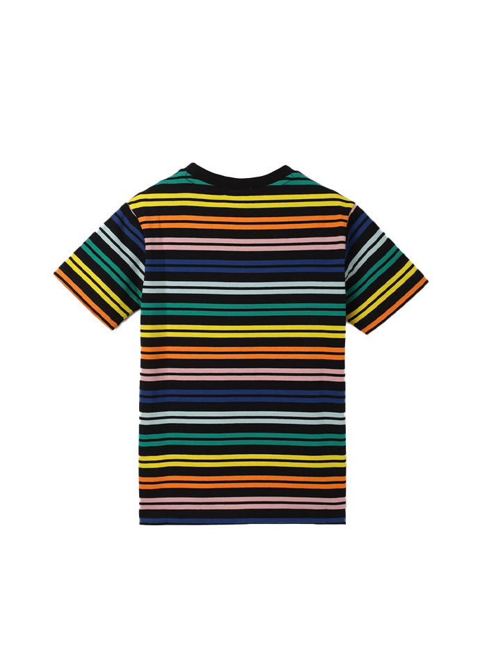 REGULAR FIT ROUND NECK STRIPED PATTERN T-SHIRT