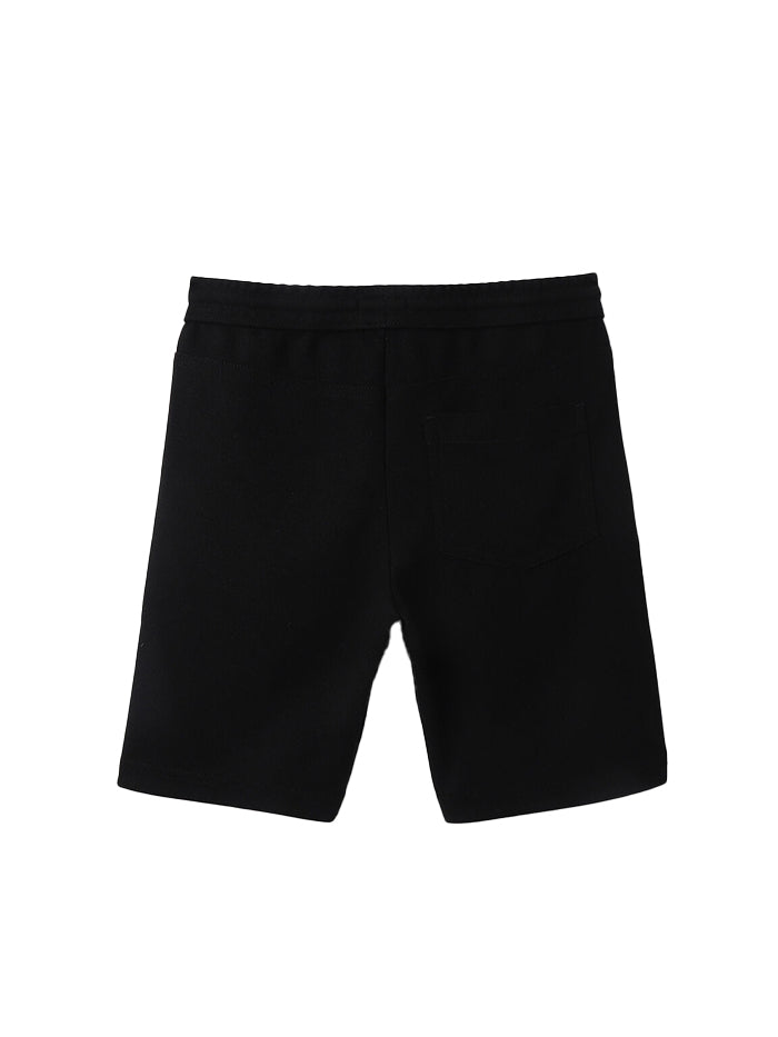 SOLID REGULAR FIT SHORTS