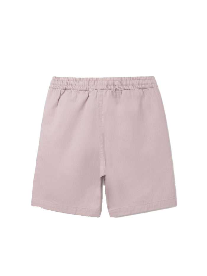 BOY'S SOLID REGULAR FIT SHORTS WITH DRAWSTRING CLOSURE