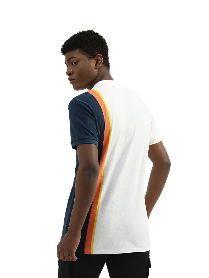 COTTON PRINTED POLO COLLAR MENS T-SHIRTS