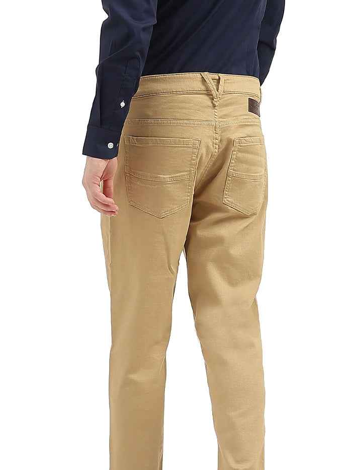 MEN SOLID JOGGERS FIT TROUSERS