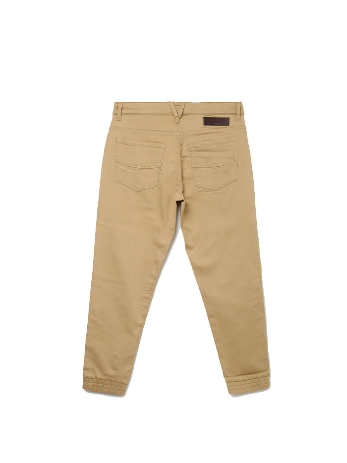 MEN SOLID JOGGERS FIT TROUSERS