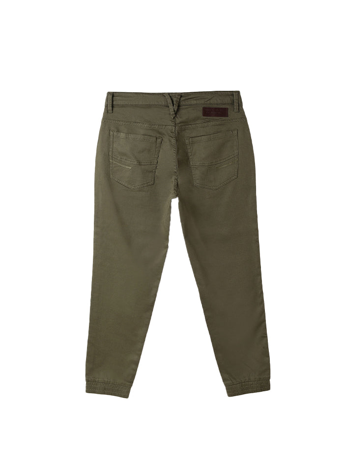 MEN SOLID JOGGERS STYLE TROUSERS