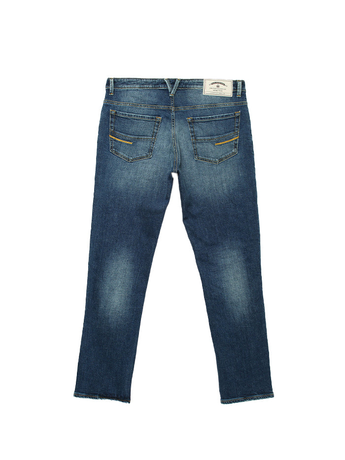 MEN SOLID SLIM STRAIGHT JEANS