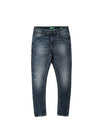 MEN SOLID CARROT FIT JEANS