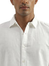 WHITE LINEN SHIRT