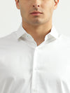 MEN SOLID CUTAWAY COLLAR SHIRT