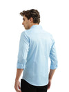 MEN SOLID CUTAWAY COLLAR SHIRT