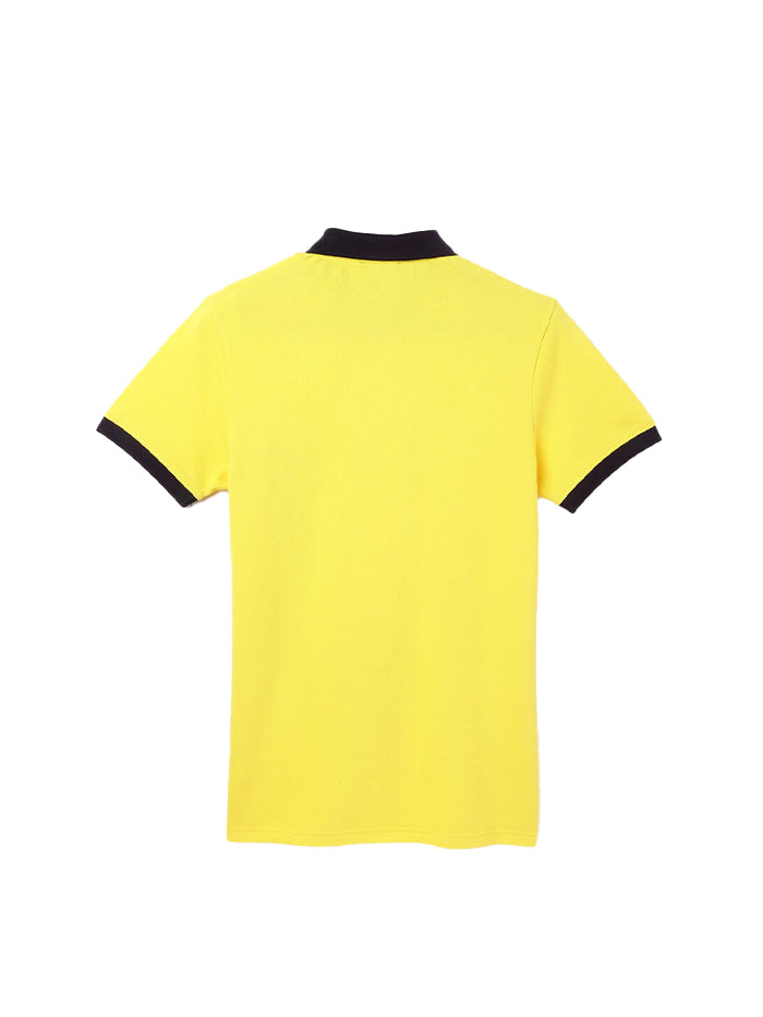 POLO NECK PRINTED PATTERN T-SHIRT