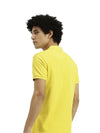 REGULAR FIT RIBBED COLLAR SOLID T-SHIRT