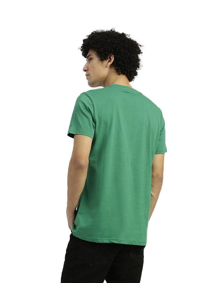 REGULAR FIT ROUND NECK PRINTED T-SHIRT