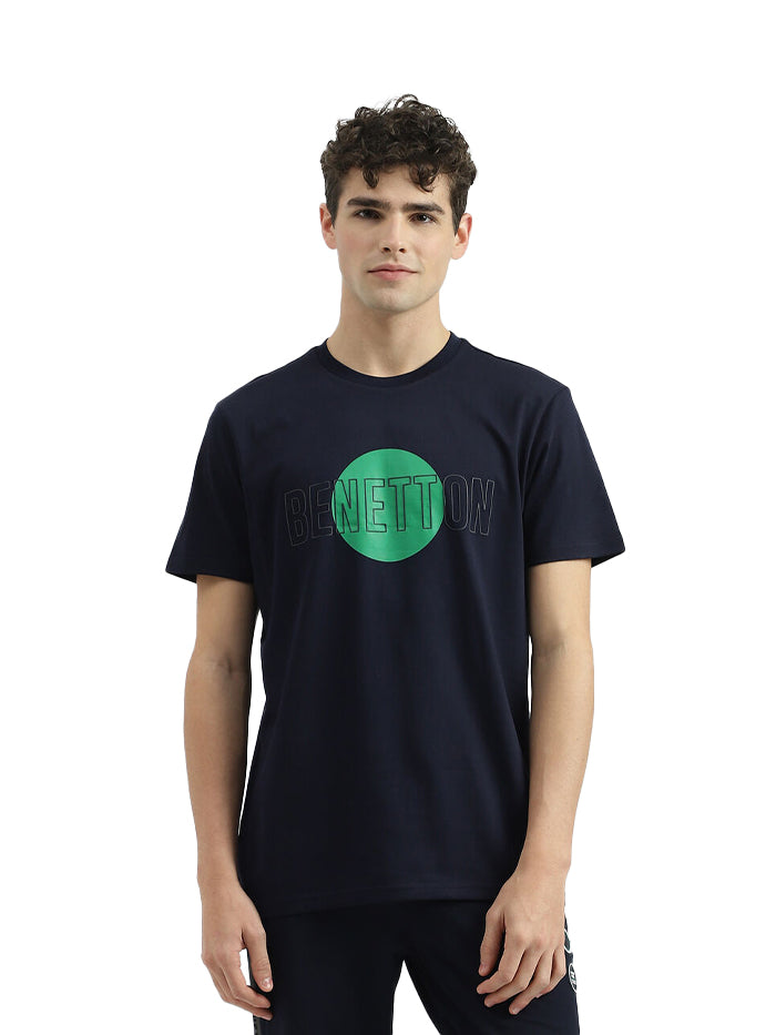 REGULAR FIT ROUND NECK PRINTED T-SHIRT