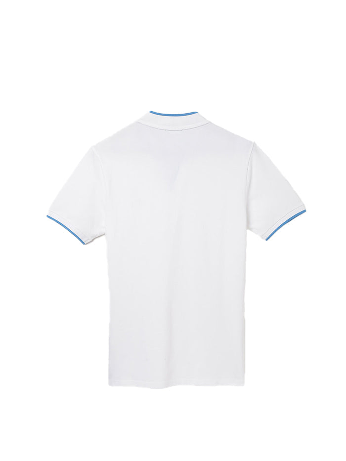 POLO NECK SOLID PATTERN T-SHIRT