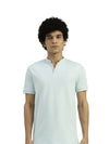 REGULAR FIT HENLEY NECK SOLID T-SHIRT