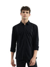 REGULAR FIT SPREAD COLLAR SOLID SHIRT