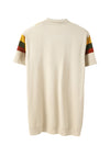 MEN&#39;S REGULAR FIT POLO NECK COLORBLOCK T-SHIRT