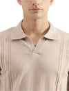 MEN&#39;S REGULAR FIT POLO NECK SOLID T-SHIRT