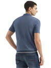 MEN&#39;S REGULAR FIT POLO NECK SOLID T-SHIRT