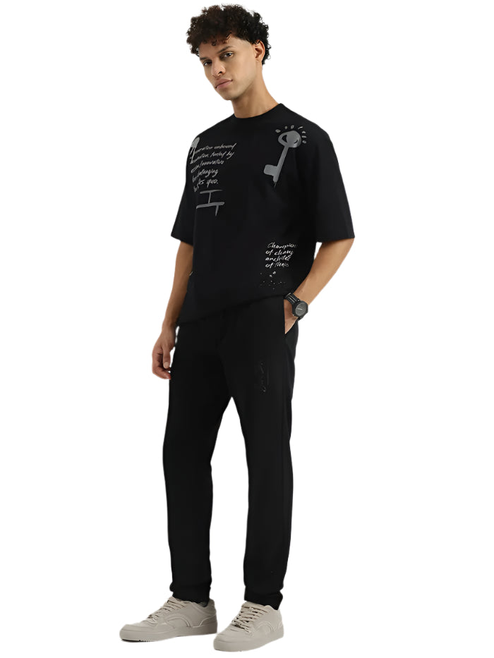 MEN&#39;S SOLID SLIM TRACKPANT