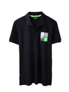MEN&#39;S RELAXED FIT POLO NECK GRAPHIC PRINT T-SHIRT