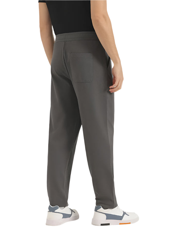 MEN'S SOLID RELAXED FIT TROUSERS