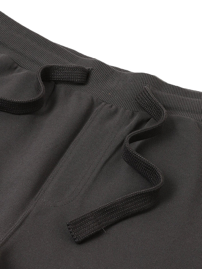 MEN&#39;S SOLID RELAXED FIT TROUSERS