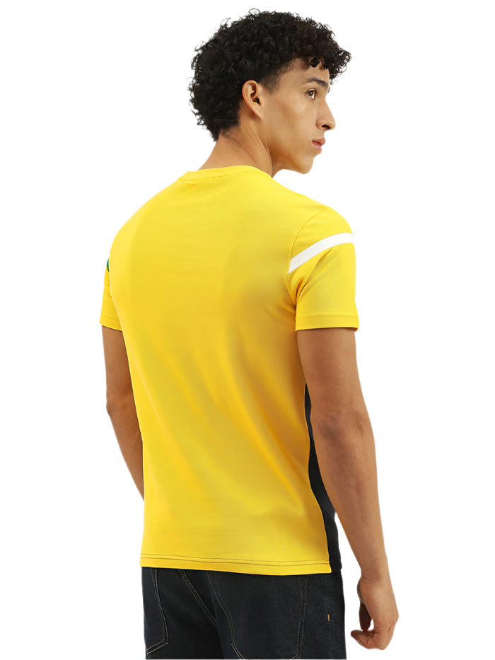 MEN'S REGULAR FIT ROUND NECK COLORBLOCK T-SHIRT