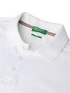 MEN&#39;S RELAXED POLO NECK SOLID T-SHIRT