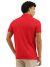 MEN&#39;S RELAXED FIT POLO NECK SOLID T-SHIRT