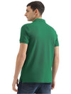 MEN&#39;S RELAXED FIT POLO NECK SOLID T-SHIRT