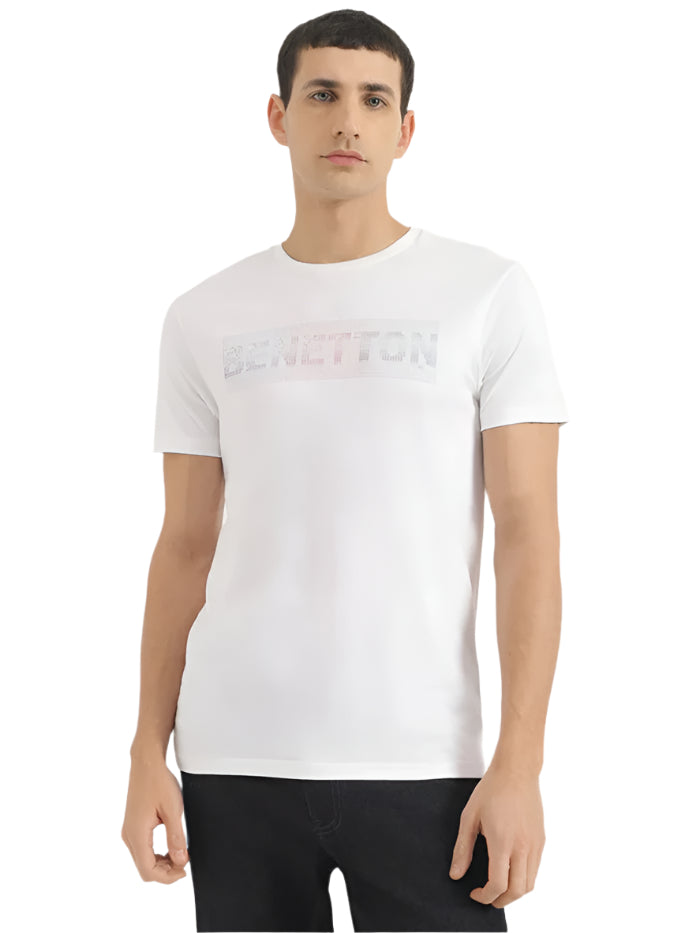 MEN'S REGULAR ROUND NECK GRAPHIC PRINT T-SHIRT