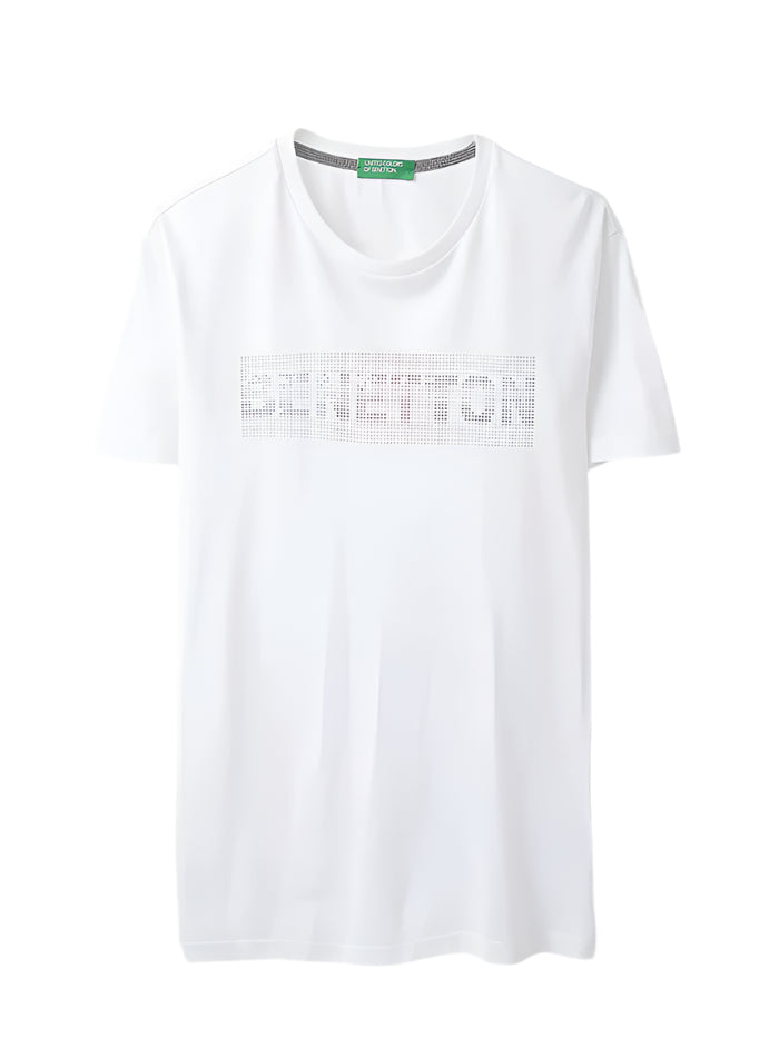 MEN&#39;S REGULAR ROUND NECK GRAPHIC PRINT T-SHIRT