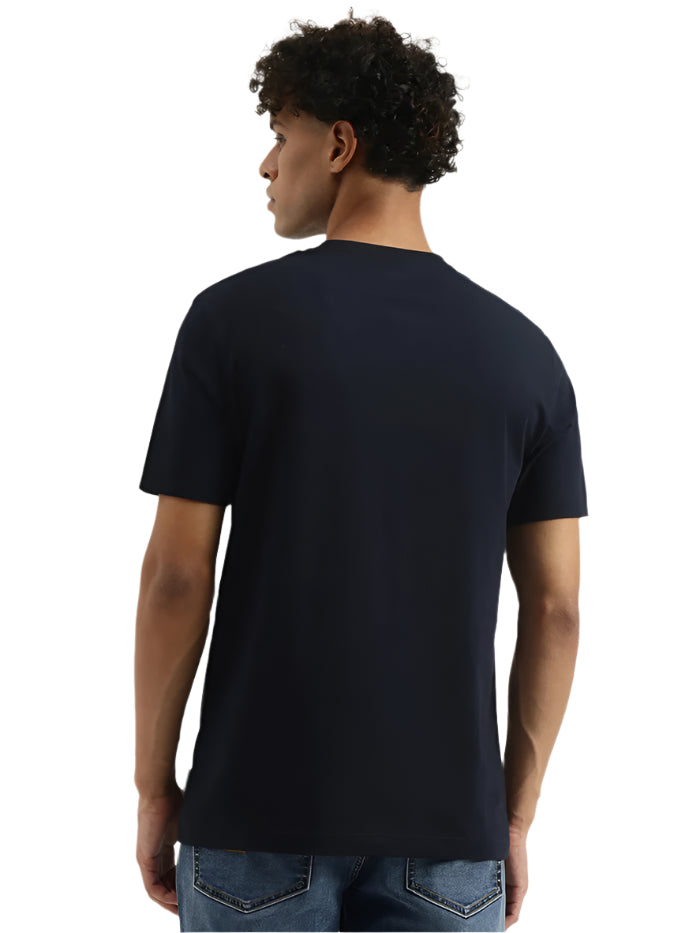 MEN'S REGULAR FIT ROUND NECK PRINTED T-SHIRT