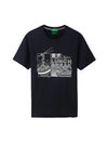 MEN&#39;S REGULAR FIT ROUND NECK PRINTED T-SHIRT