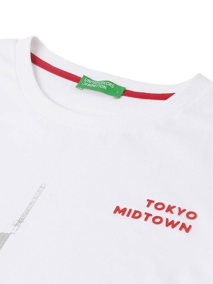 MEN&#39;S BOXY ROUND NECK PRINTED T-SHIRT