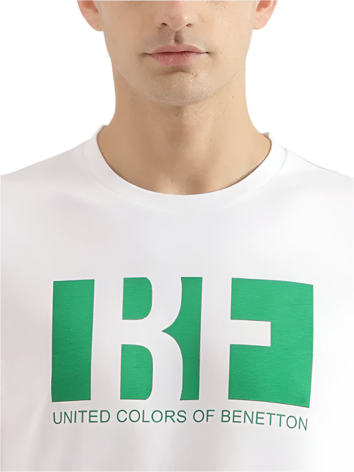 MEN&#39;S REGULAR FIT ROUND NECK PRINTED T-SHIRT