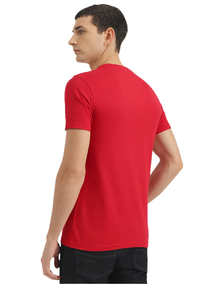 MEN'S REGULAR FIT ROUND NECK PRINTED T-SHIRT