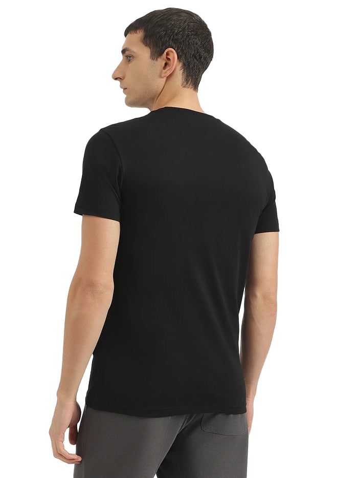 MEN'S REGULAR ROUND NECK TYPOGRAPHY T-SHIRT