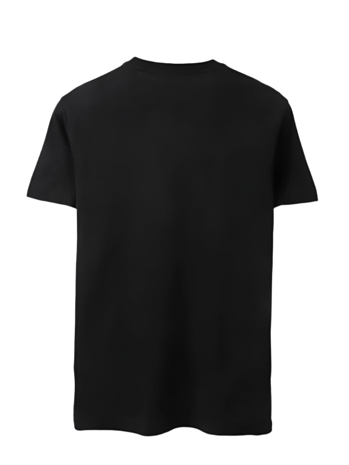 MEN&#39;S REGULAR ROUND NECK TYPOGRAPHY T-SHIRT